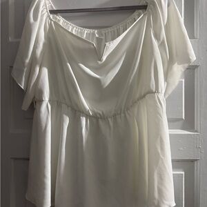 Elegant White Women's Top